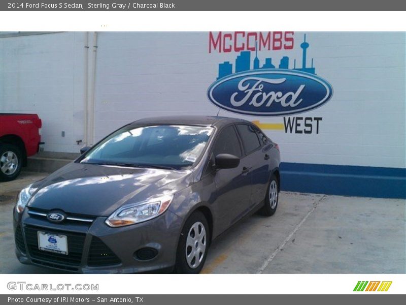 Sterling Gray / Charcoal Black 2014 Ford Focus S Sedan