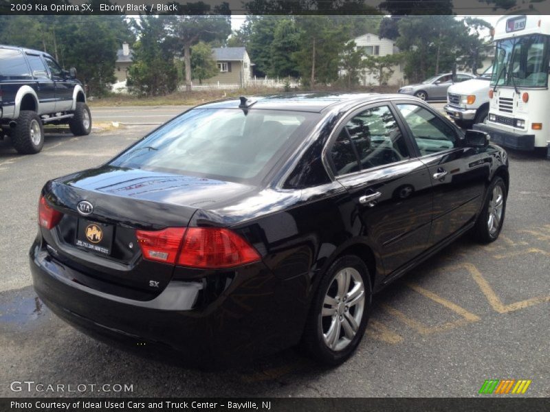 Ebony Black / Black 2009 Kia Optima SX