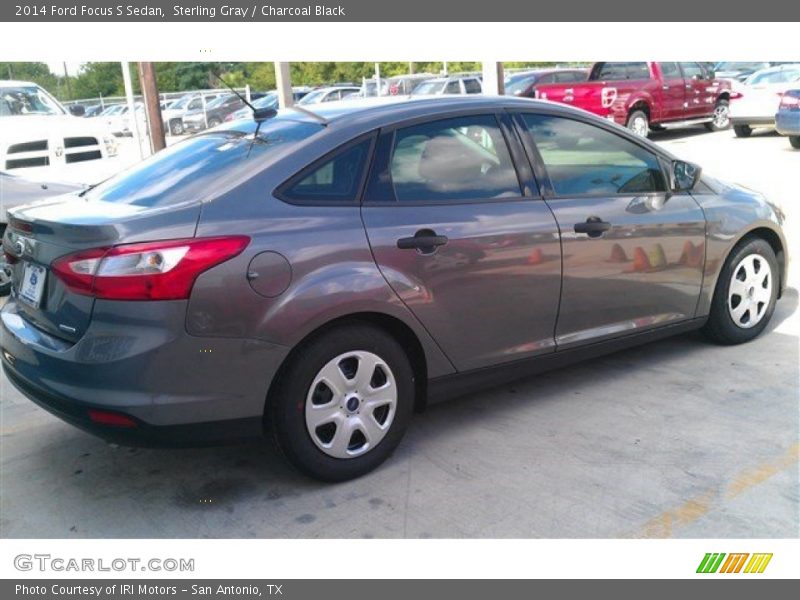 Sterling Gray / Charcoal Black 2014 Ford Focus S Sedan