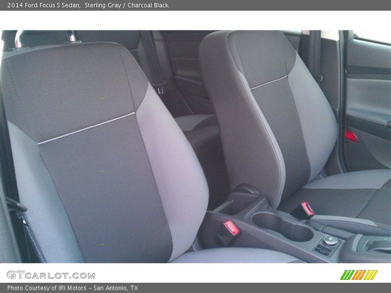 Sterling Gray / Charcoal Black 2014 Ford Focus S Sedan