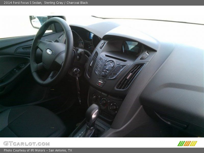 Sterling Gray / Charcoal Black 2014 Ford Focus S Sedan