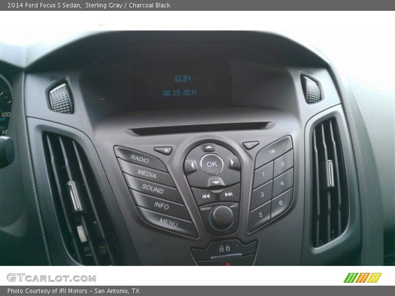 Sterling Gray / Charcoal Black 2014 Ford Focus S Sedan