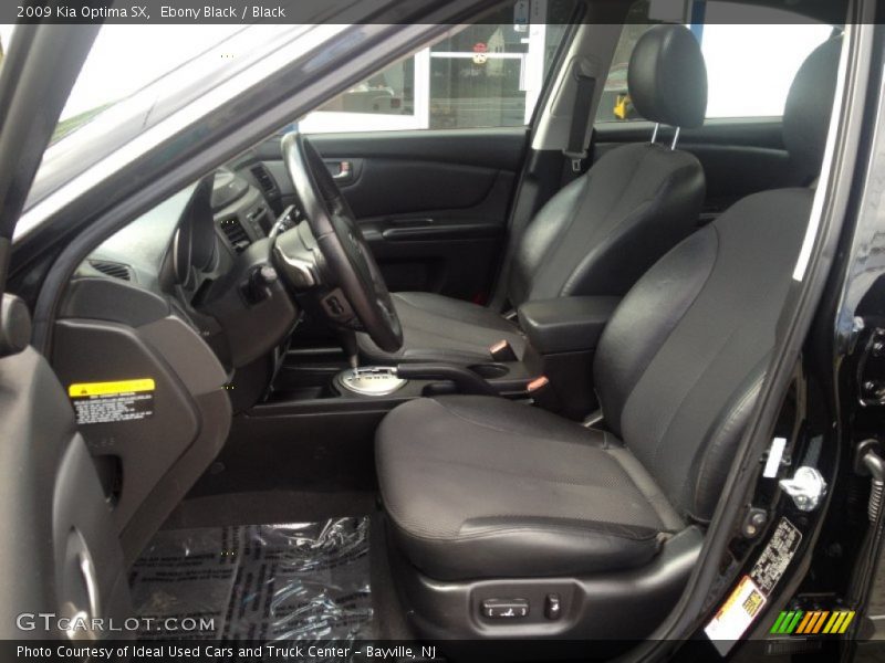 Ebony Black / Black 2009 Kia Optima SX