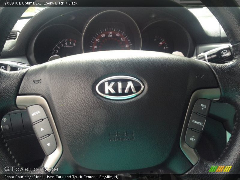 Ebony Black / Black 2009 Kia Optima SX