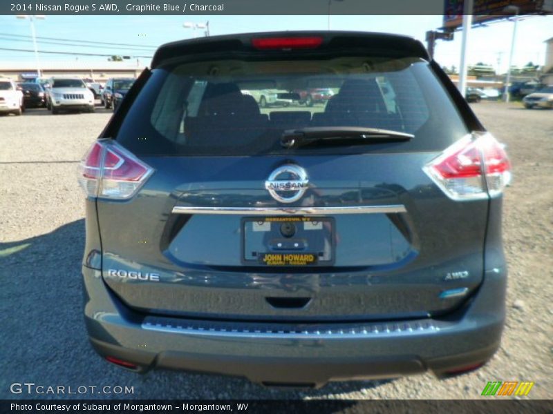 Graphite Blue / Charcoal 2014 Nissan Rogue S AWD