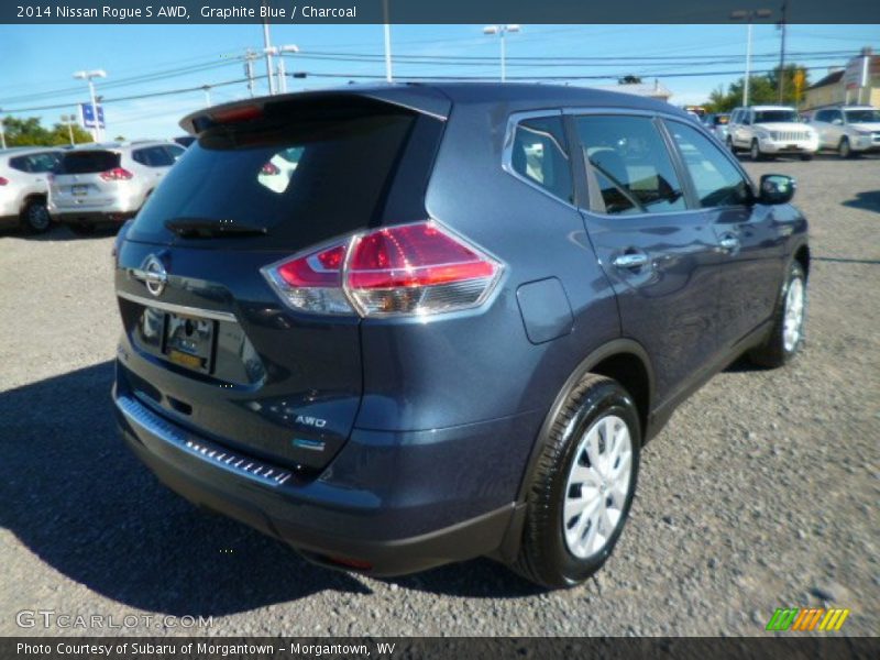 Graphite Blue / Charcoal 2014 Nissan Rogue S AWD