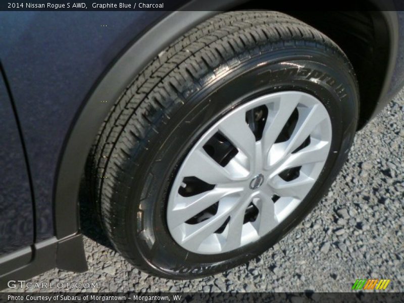 Graphite Blue / Charcoal 2014 Nissan Rogue S AWD