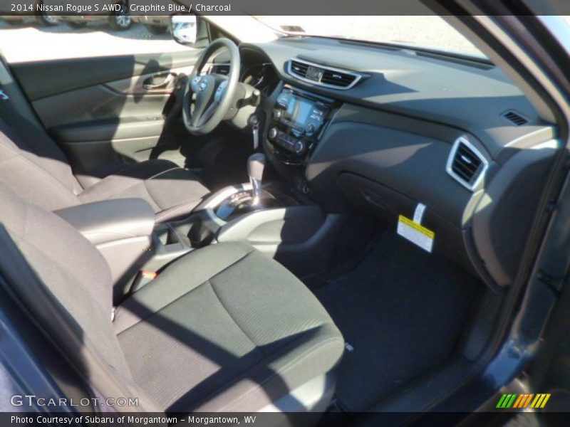 Graphite Blue / Charcoal 2014 Nissan Rogue S AWD