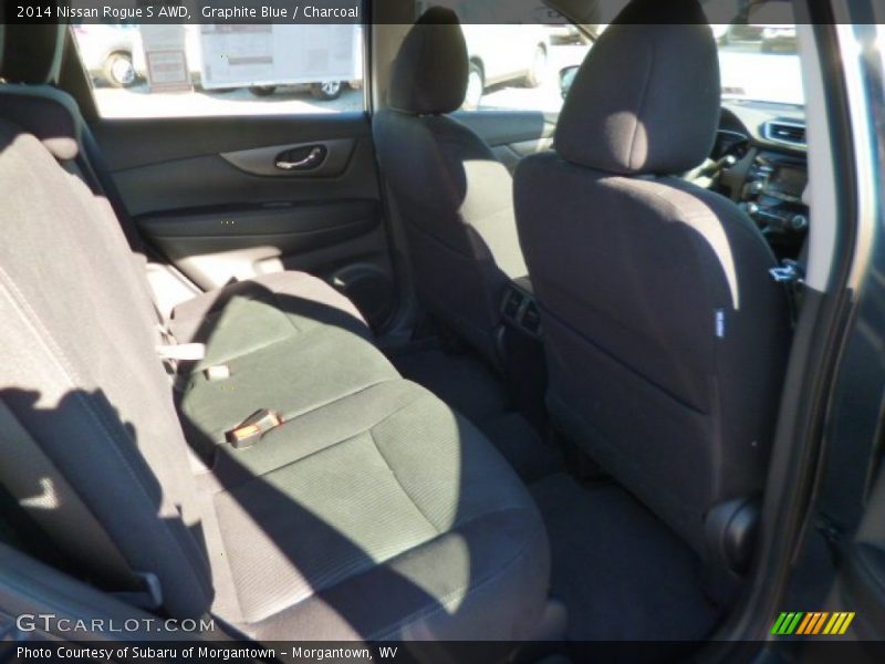 Graphite Blue / Charcoal 2014 Nissan Rogue S AWD
