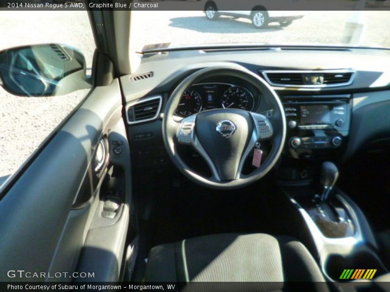 Graphite Blue / Charcoal 2014 Nissan Rogue S AWD