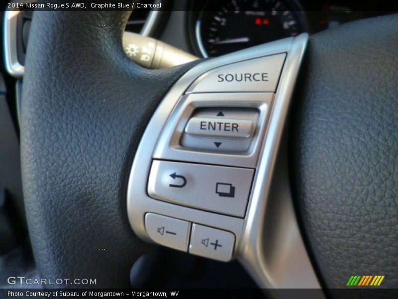 Graphite Blue / Charcoal 2014 Nissan Rogue S AWD