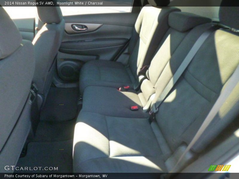 Moonlight White / Charcoal 2014 Nissan Rogue SV AWD