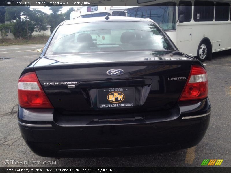 Black / Black 2007 Ford Five Hundred Limited AWD