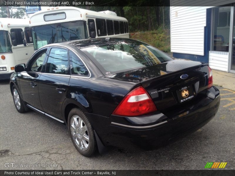 Black / Black 2007 Ford Five Hundred Limited AWD
