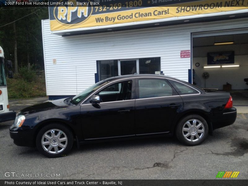 Black / Black 2007 Ford Five Hundred Limited AWD
