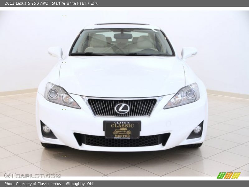 Starfire White Pearl / Ecru 2012 Lexus IS 250 AWD