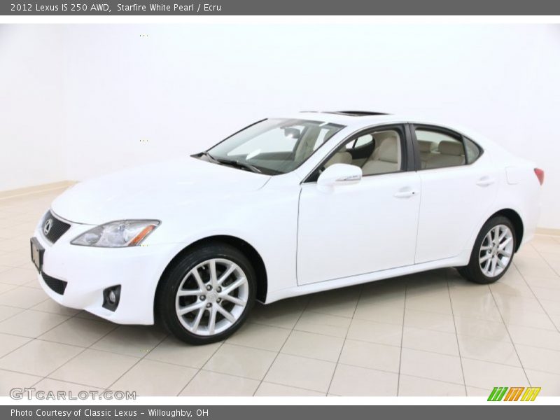 Starfire White Pearl / Ecru 2012 Lexus IS 250 AWD