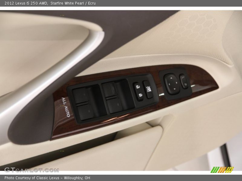Starfire White Pearl / Ecru 2012 Lexus IS 250 AWD