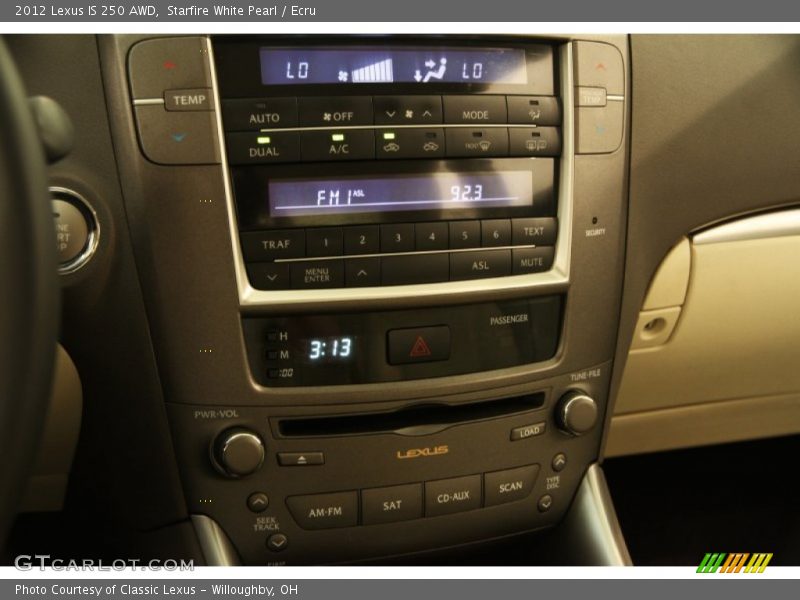 Starfire White Pearl / Ecru 2012 Lexus IS 250 AWD