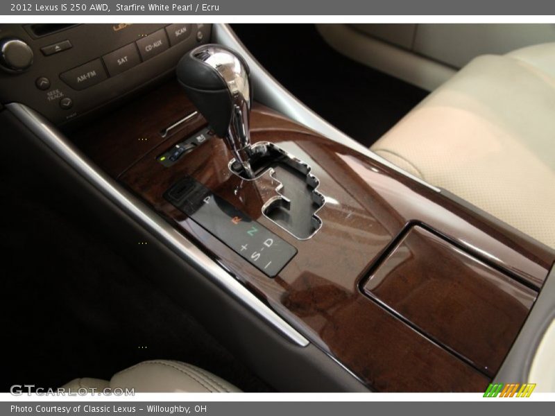 Starfire White Pearl / Ecru 2012 Lexus IS 250 AWD