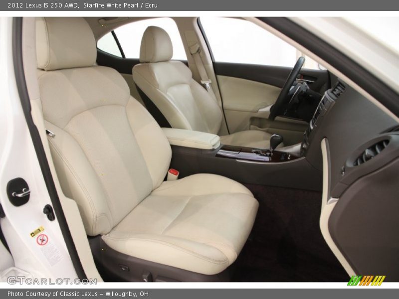 Starfire White Pearl / Ecru 2012 Lexus IS 250 AWD