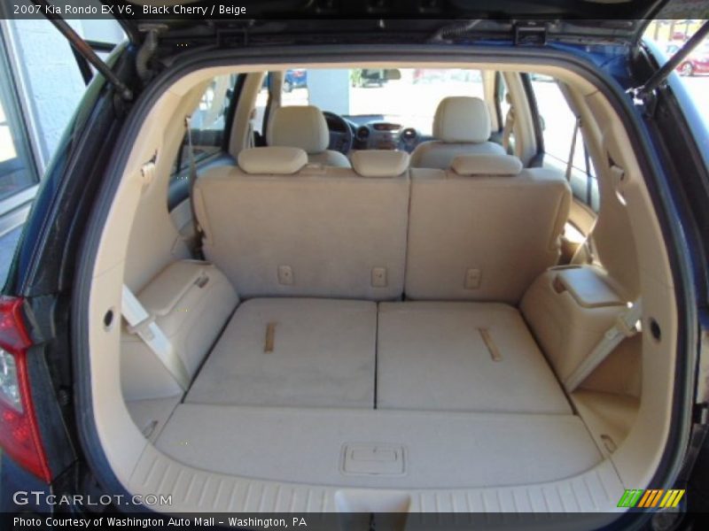 Black Cherry / Beige 2007 Kia Rondo EX V6