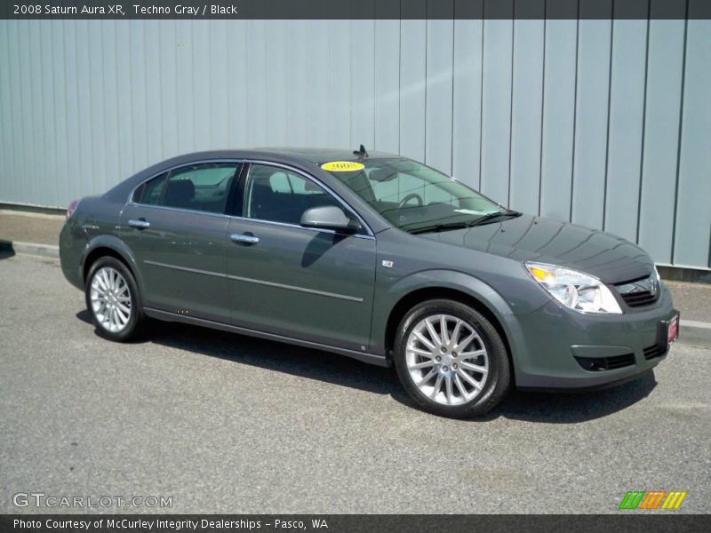 Techno Gray / Black 2008 Saturn Aura XR