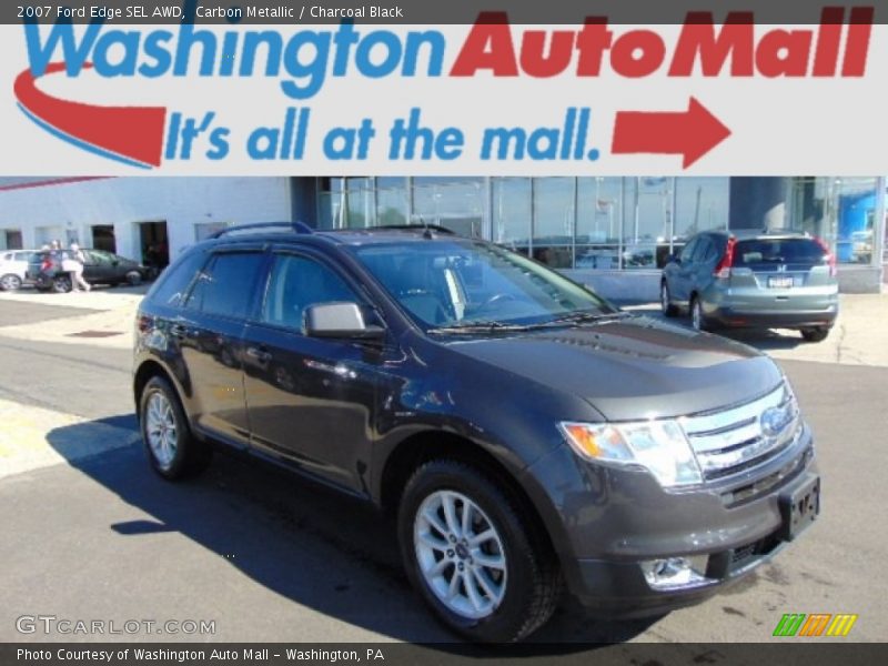 Carbon Metallic / Charcoal Black 2007 Ford Edge SEL AWD
