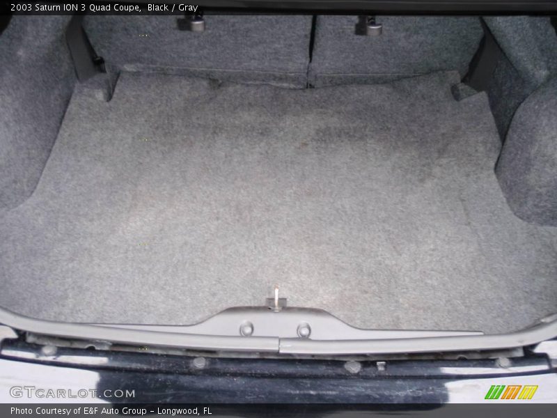 Black / Gray 2003 Saturn ION 3 Quad Coupe