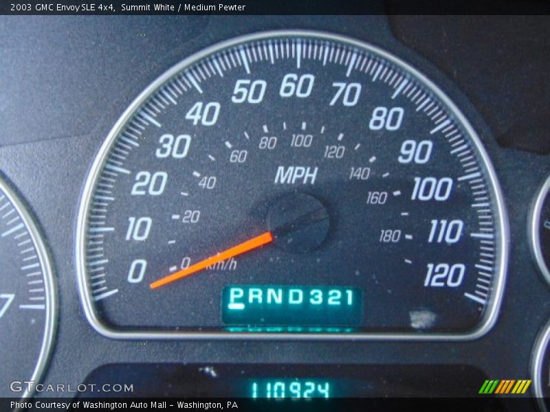 Summit White / Medium Pewter 2003 GMC Envoy SLE 4x4
