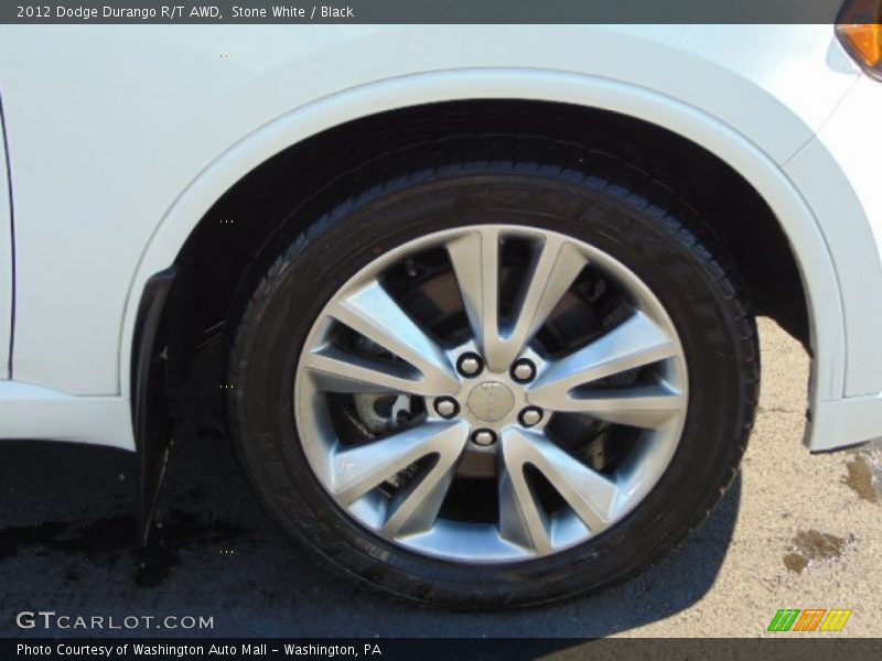 Stone White / Black 2012 Dodge Durango R/T AWD