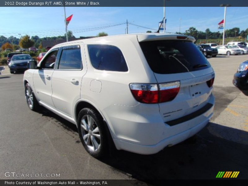Stone White / Black 2012 Dodge Durango R/T AWD