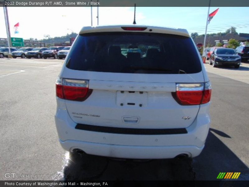 Stone White / Black 2012 Dodge Durango R/T AWD