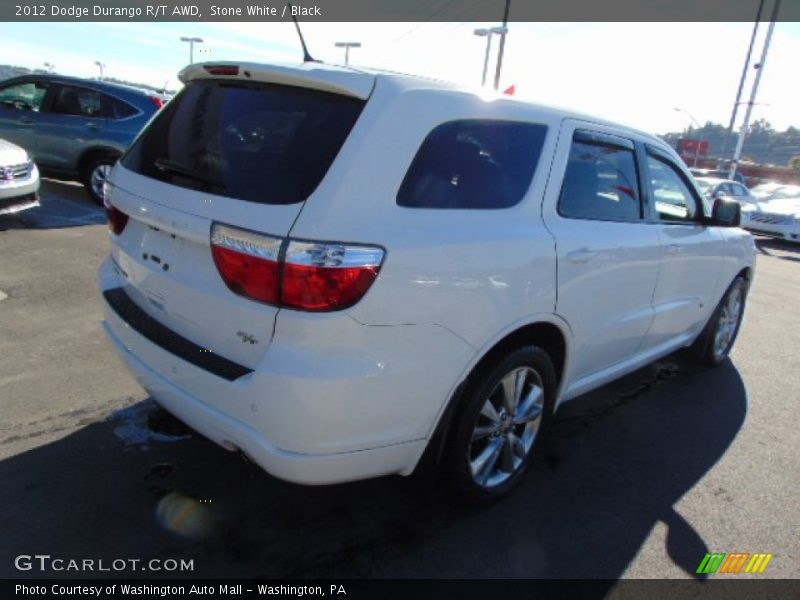 Stone White / Black 2012 Dodge Durango R/T AWD