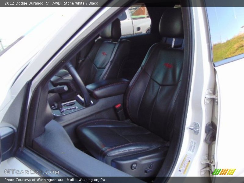 Stone White / Black 2012 Dodge Durango R/T AWD