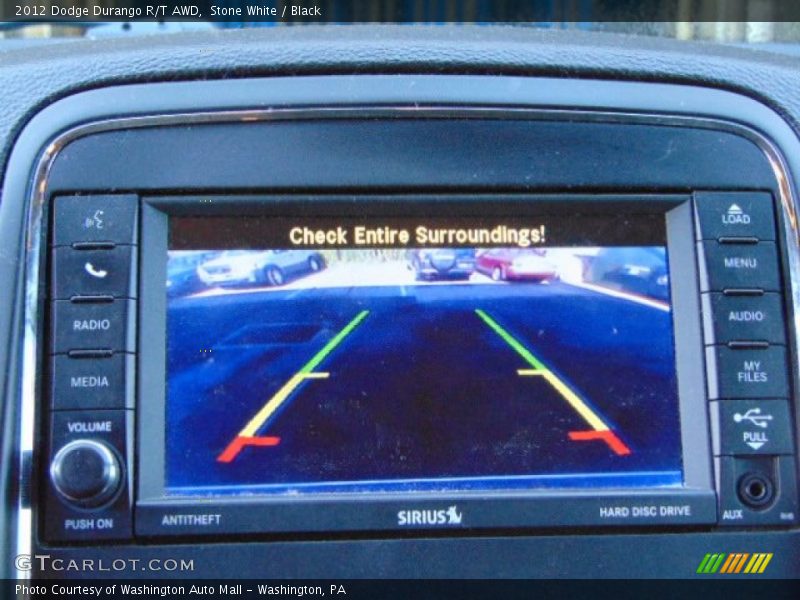 Stone White / Black 2012 Dodge Durango R/T AWD