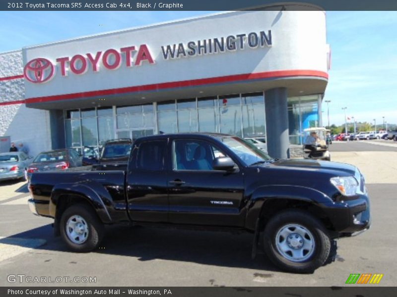 Black / Graphite 2012 Toyota Tacoma SR5 Access Cab 4x4