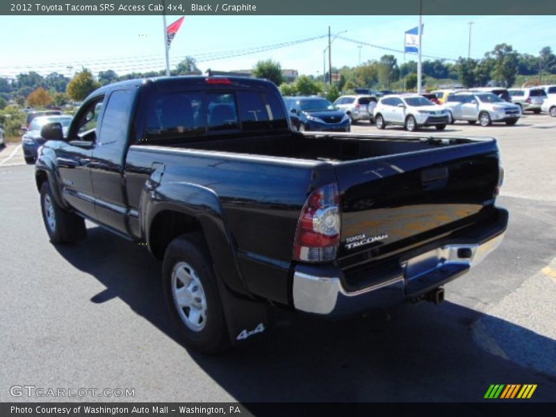 Black / Graphite 2012 Toyota Tacoma SR5 Access Cab 4x4
