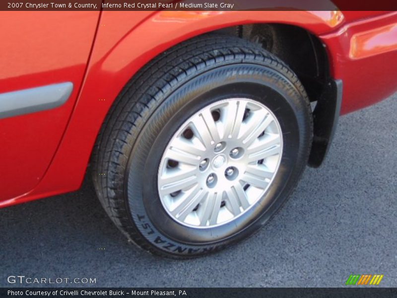 Inferno Red Crystal Pearl / Medium Slate Gray 2007 Chrysler Town & Country
