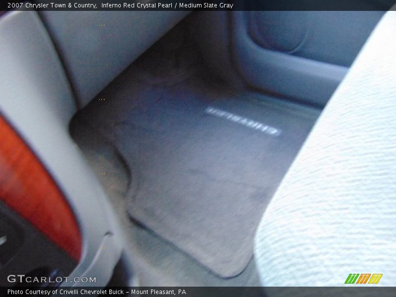 Inferno Red Crystal Pearl / Medium Slate Gray 2007 Chrysler Town & Country
