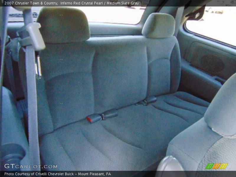 Inferno Red Crystal Pearl / Medium Slate Gray 2007 Chrysler Town & Country