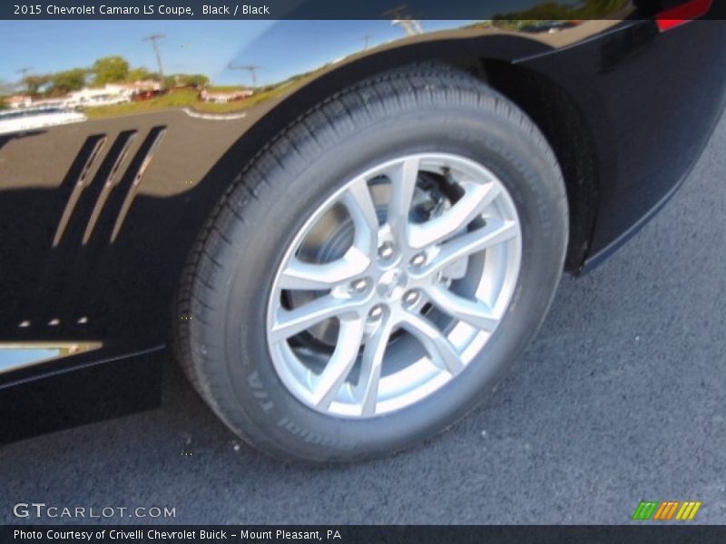 Black / Black 2015 Chevrolet Camaro LS Coupe