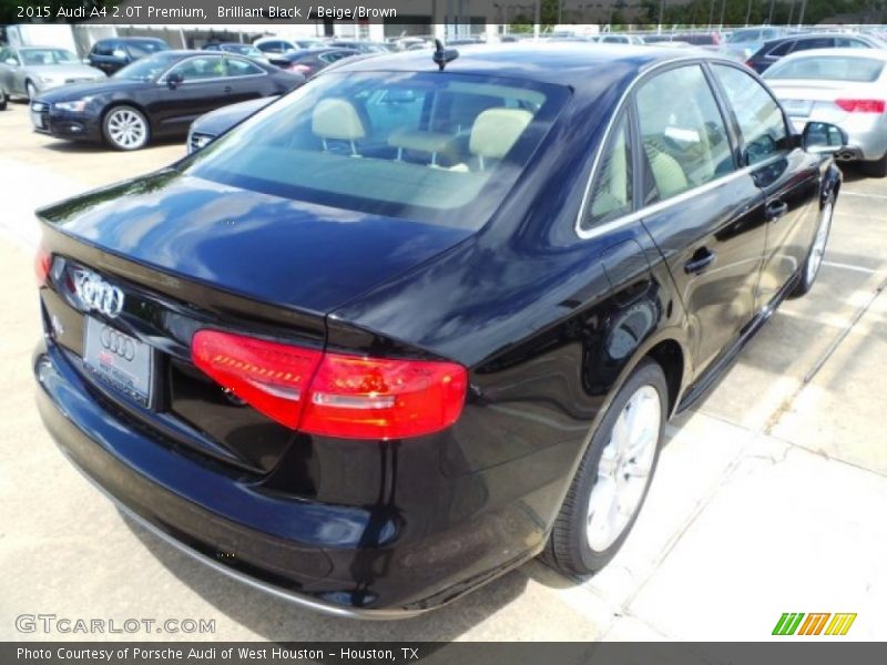 Brilliant Black / Beige/Brown 2015 Audi A4 2.0T Premium