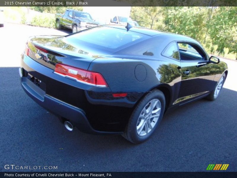 Black / Black 2015 Chevrolet Camaro LS Coupe