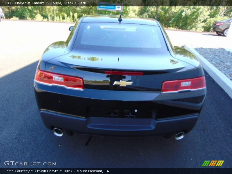 Black / Black 2015 Chevrolet Camaro LS Coupe