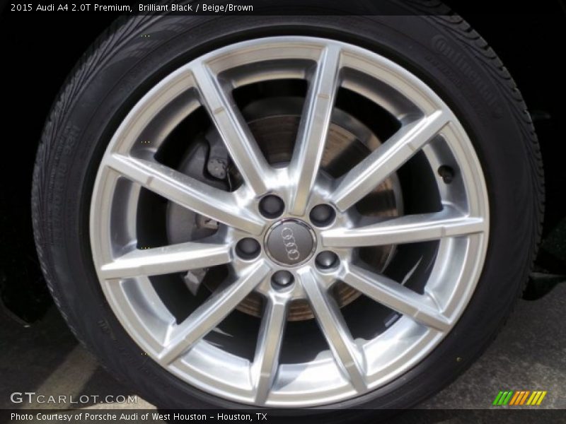 Brilliant Black / Beige/Brown 2015 Audi A4 2.0T Premium