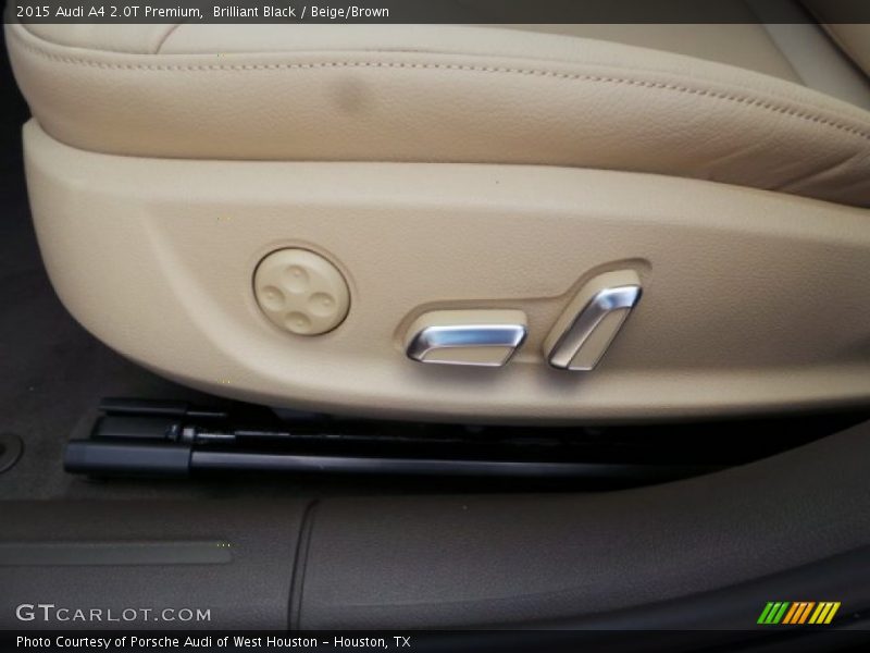 Brilliant Black / Beige/Brown 2015 Audi A4 2.0T Premium