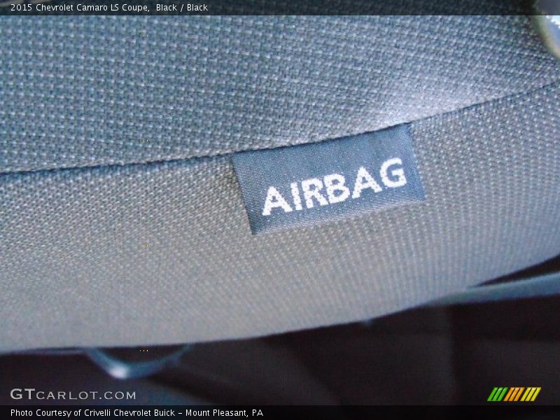 Black / Black 2015 Chevrolet Camaro LS Coupe