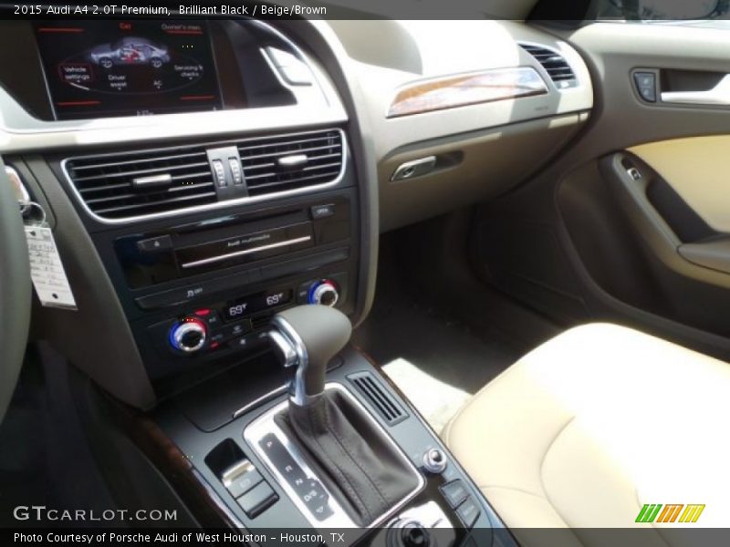 Brilliant Black / Beige/Brown 2015 Audi A4 2.0T Premium