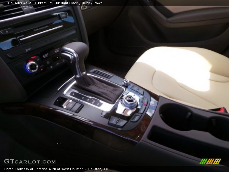 Brilliant Black / Beige/Brown 2015 Audi A4 2.0T Premium